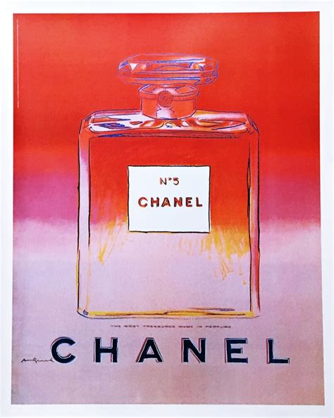 andy warhol chanel no 5 poster for sale|chanel no 5 artwork.